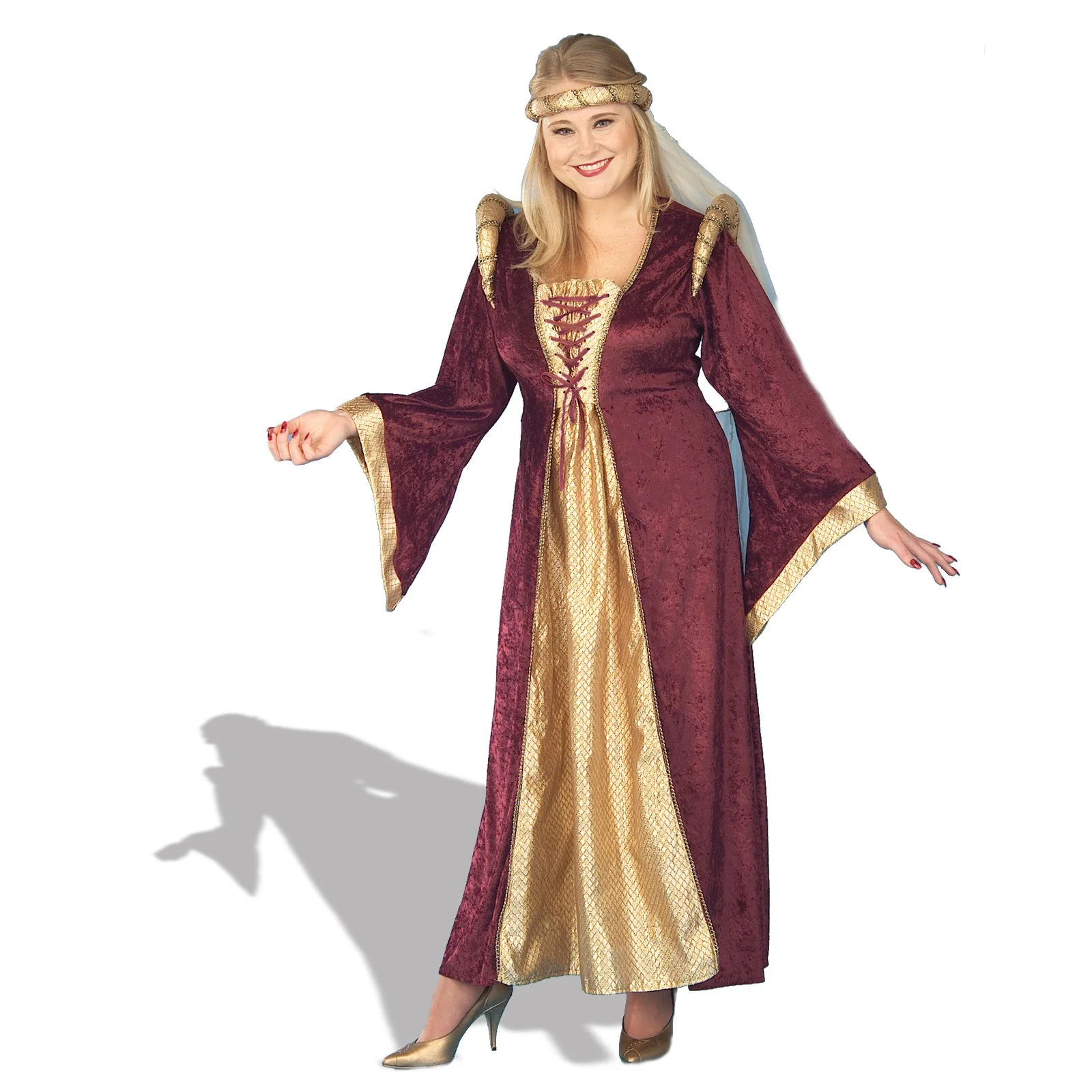 Renaissance Queen Plus Adult Costume 1 Renaissance Queen Plus Adult Costume