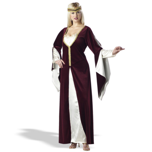 Regal Princess Burgundy Plus Adult Costume 1 Regal Princess Burgundy Plus Adult Costume