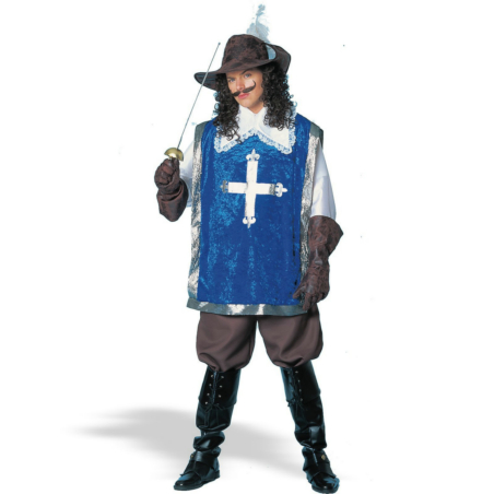 Musketeer W/Hat Deluxe Adult Costume 1 Musketeer W/Hat Deluxe Adult Costume
