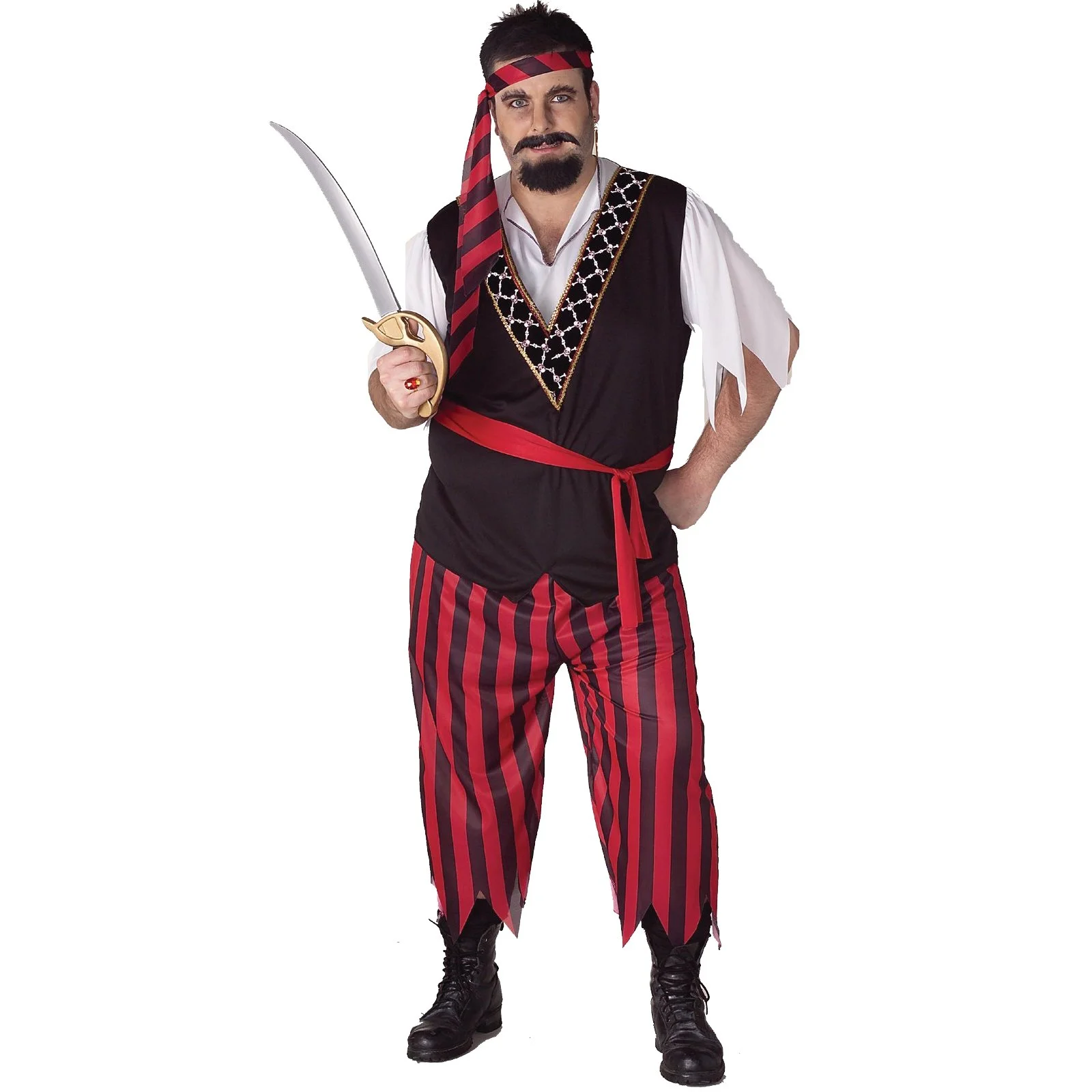 Pirate Plus Size Adult Costume 1 Pirate Plus Size Adult Costume