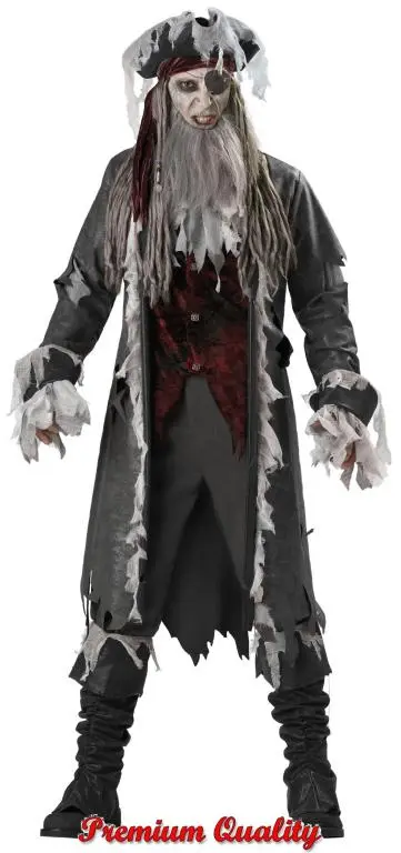 Pirate Ghost Adult Costume 1 Pirate Ghost Adult Costume