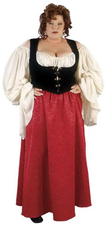 Merchants Wife Plus Size Adult Costume 1 Merchants Wife Plus Size Adult Costume