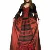 Sassy Vampiress Adult Plus Costume -Renaissance & Medieval store 38442