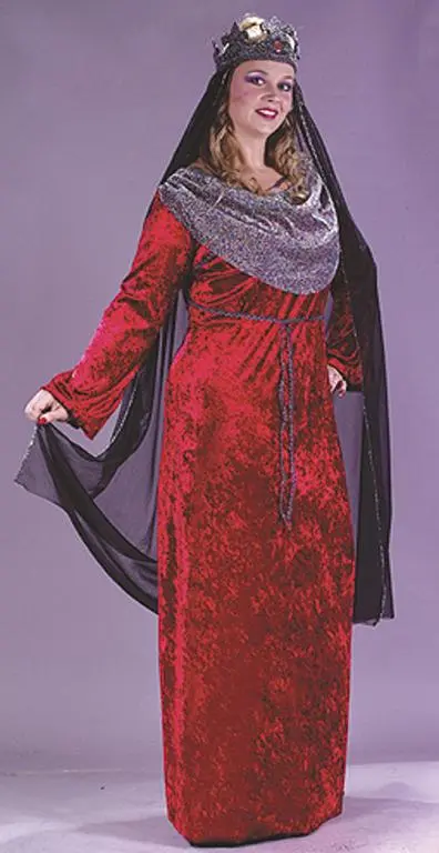 Medieval Queen Plus Size Adult Costume 1 Medieval Queen Plus Size Adult Costume