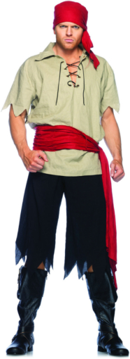 Cut Throat Pirate Adult Costume 1 Cut Throat Pirate Adult Costume