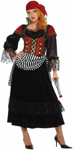 Treasure Pirate Wench Adult Costume 1 Treasure Pirate Wench Adult Costume