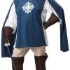 Musketeer Adult Plus Costume -Renaissance & Medieval store 800196
