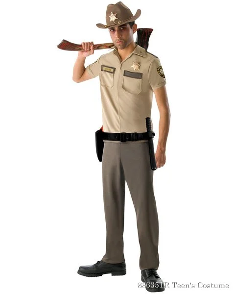 Teen The Walking Dead Rick Grimes Costume 1 Teen The Walking Dead Rick Grimes Costume