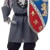 Valiant Knight Plus Size Adult Costume 3 Valiant Knight Plus Size Adult Costume -Renaissance & Medieval store CC01620
