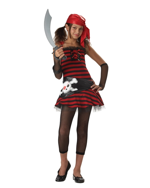 Pirate Cutie Costume For Tween 1 Pirate Cutie Costume For Tween