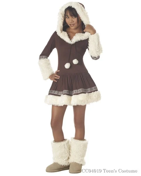 Tween Polar Princess Eskimo Costume 1 Tween Polar Princess Eskimo Costume