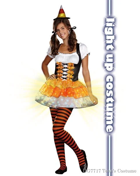 Teen Candy Corn Cutie Costume 1 Teen Candy Corn Cutie Costume