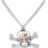 Skull Pirate Necklace 3 Skull Pirate Necklace -Renaissance & Medieval store accessories necklace