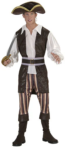 Men's Adult Pirate Costume 1 Men's Adult Pirate Costume