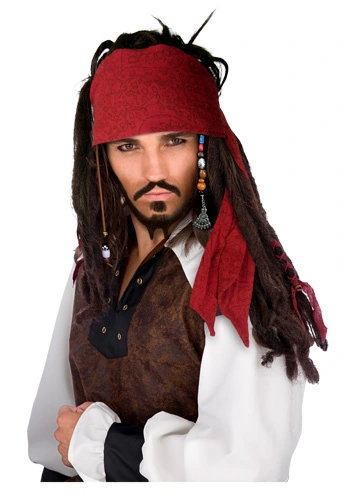 Authentic Pirate Wig 1 Authentic Pirate Wig