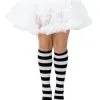 Kids Black And White Leg Warmers -Renaissance & Medieval store black white leg warmers