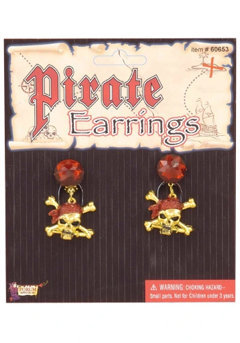 Glitter Pirate Earrings 1 Glitter Pirate Earrings