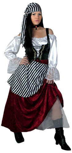 Deluxe Pirate Wench Costume 1 Deluxe Pirate Wench Costume