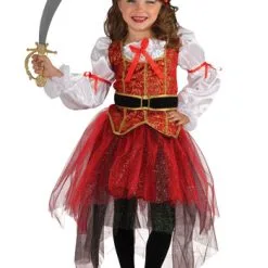 Girls Princess Sea Pirate Costume